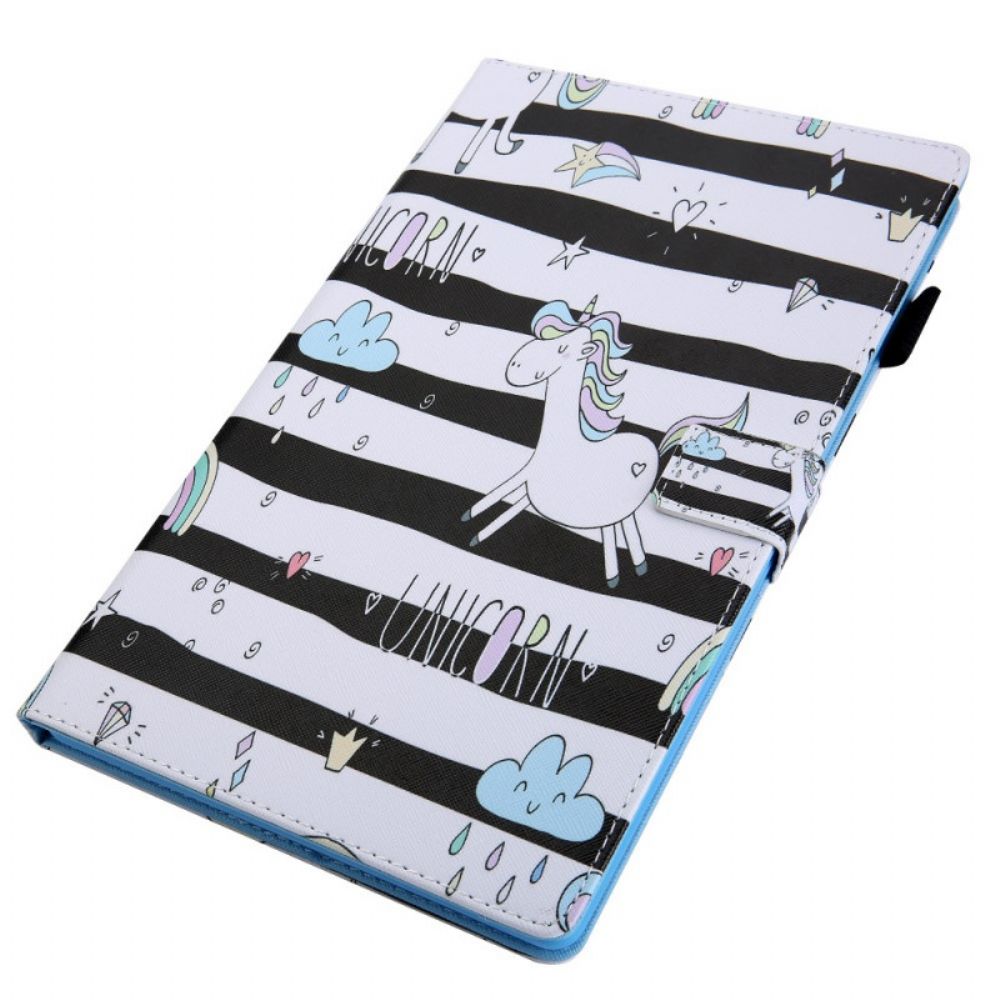 Folio-hoesje voor Samsung Galaxy Tab A8 Eenhoorn