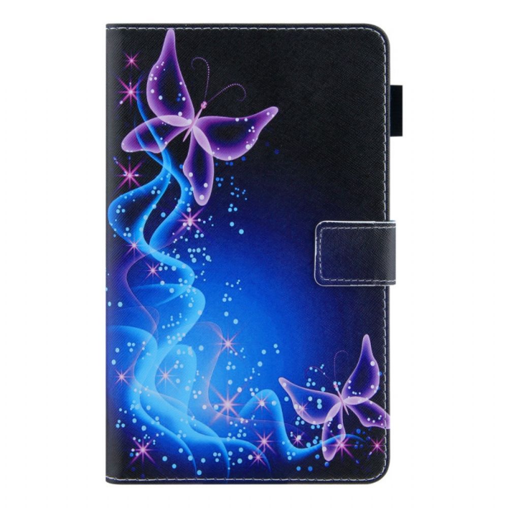 Folio-hoesje voor Samsung Galaxy Tab A8 Kleurrijke Vlinders