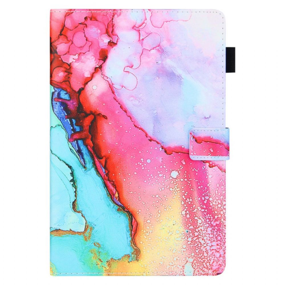 Folio-hoesje voor Samsung Galaxy Tab A8 Marmeren Stijl