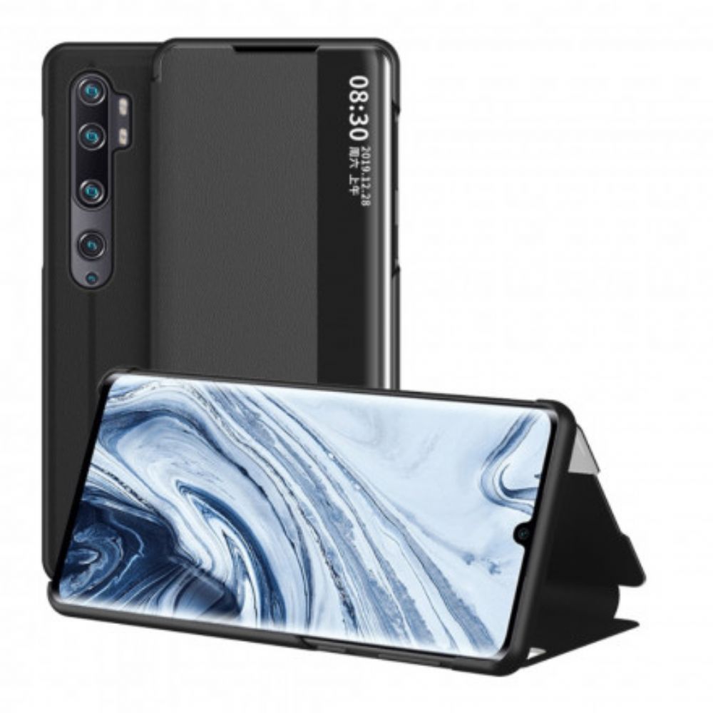 Bescherming Hoesje voor Xiaomi Mi Note 10 Lite Getextureerd Kunstleer