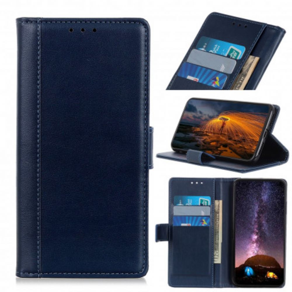 Flip Case voor Xiaomi Mi Note 10 Lite Gesplitste Lederen Versie