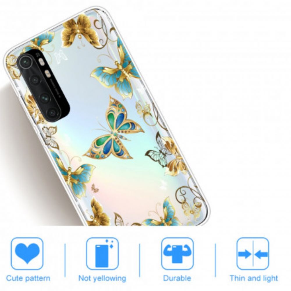 Hoesje voor Xiaomi Mi Note 10 Lite Vliegende Vlinders