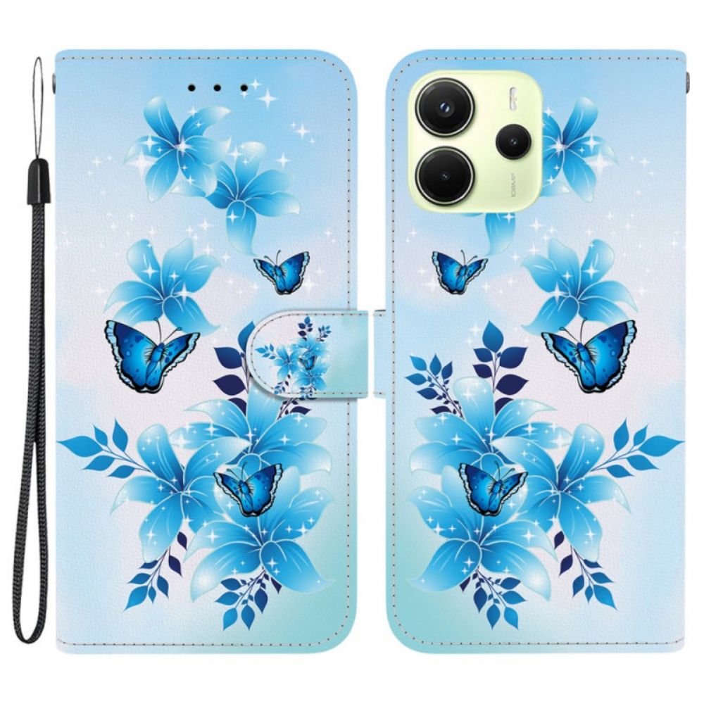 Bescherming Hoesje Xiaomi Redmi Note 14 5g Blauw Landschap