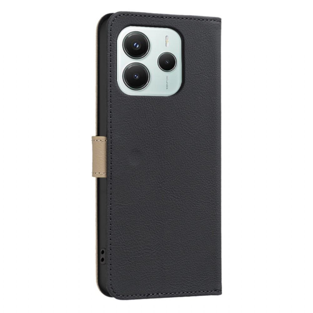 Bescherming Hoesje Xiaomi Redmi Note 14 5g Bloemen Binfen Kleur