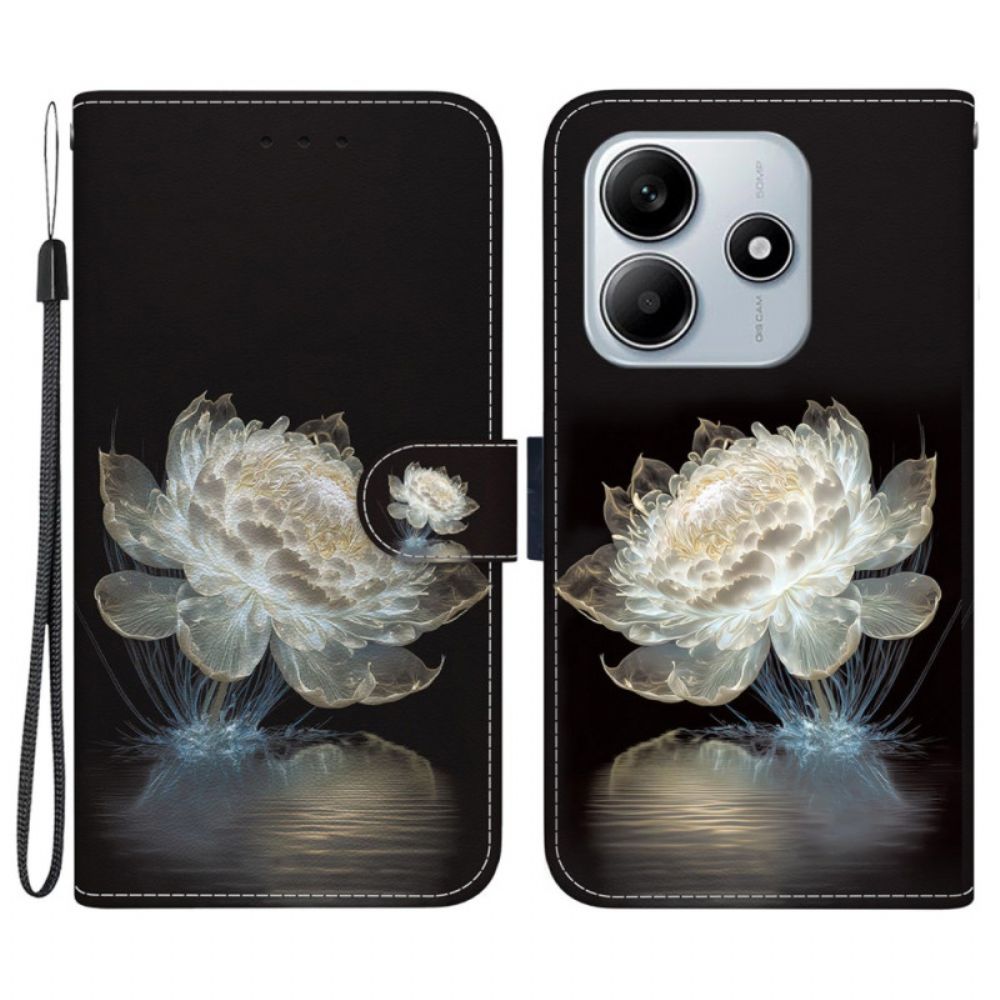 Bescherming Hoesje Xiaomi Redmi Note 14 5g Kristallen Pioenroos