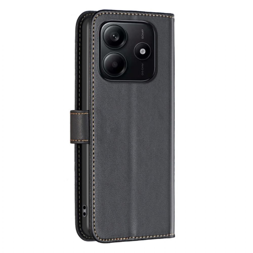 Bescherming Hoesje Xiaomi Redmi Note 14 5g Lederlook Binfen Kleur