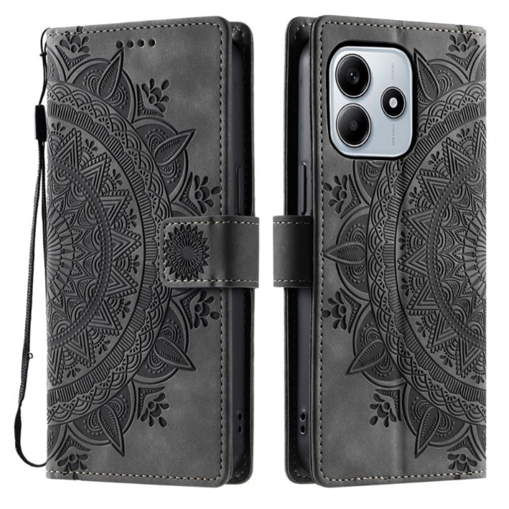 Bescherming Hoesje Xiaomi Redmi Note 14 5g Mandala Suède-effect
