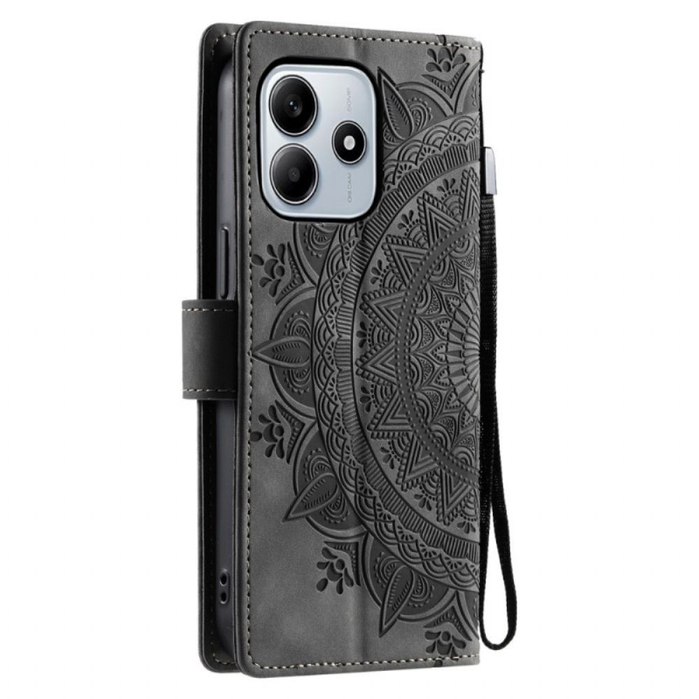 Bescherming Hoesje Xiaomi Redmi Note 14 5g Mandala Suède-effect