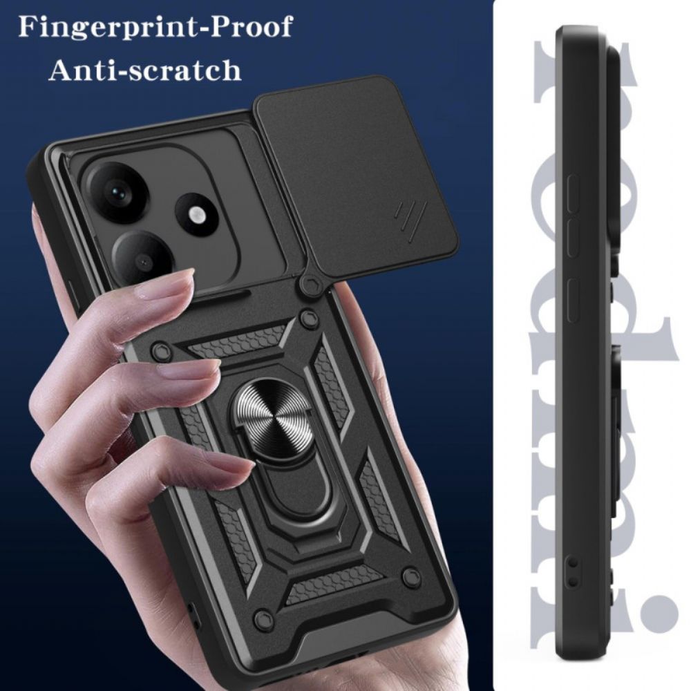 Case Hoesje Xiaomi Redmi Note 14 5g Telefoonhoesje Schuifbare Camerahoes En Standaard