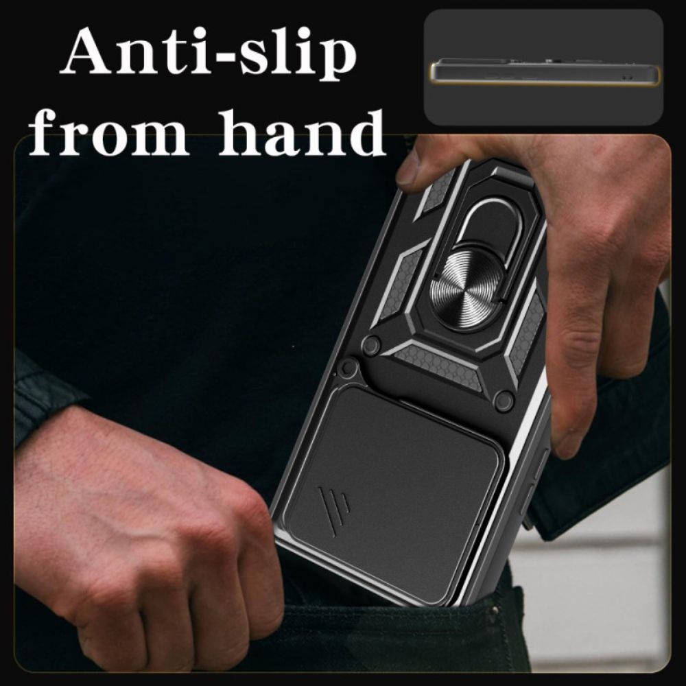 Case Hoesje Xiaomi Redmi Note 14 5g Telefoonhoesje Schuifbare Camerahoes En Standaard