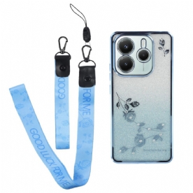 Cover Hoesje Xiaomi Redmi Note 14 5g Telefoonhoesje Kadem-bandjes