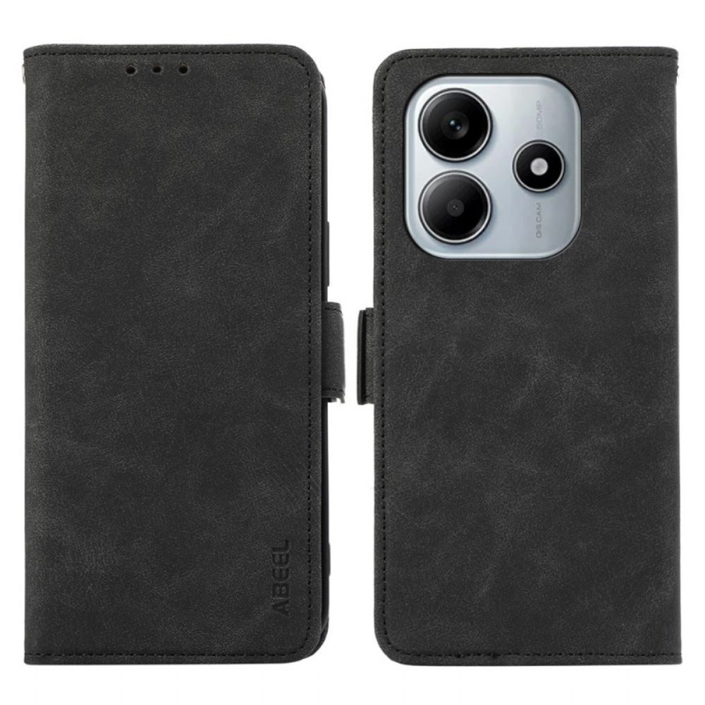 Flip Case Leren Xiaomi Redmi Note 14 5g Vintage-effect Abeel