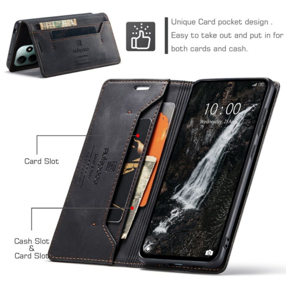 Folio-hoesje Xiaomi Redmi Note 14 5g Denimstof