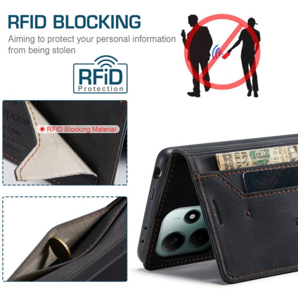 Folio-hoesje Xiaomi Redmi Note 14 5g Denimstof