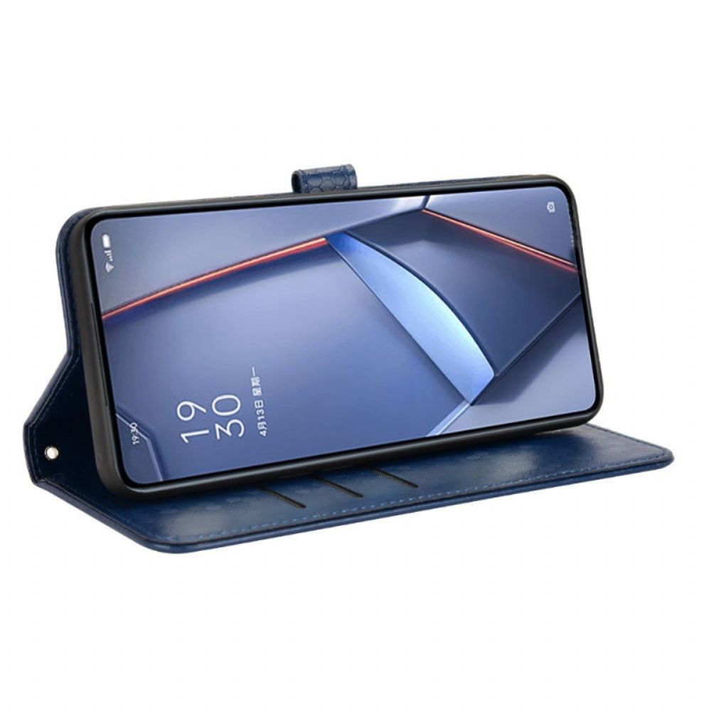 Folio-hoesje Xiaomi Redmi Note 14 5g Glanzende Spikes Met Koord