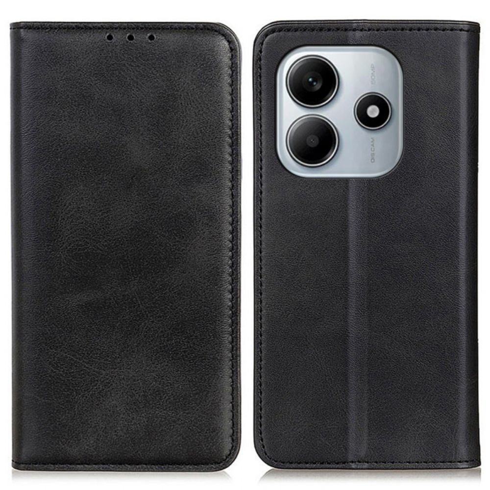 Folio-hoesje Xiaomi Redmi Note 14 5g Leer Met Structuur