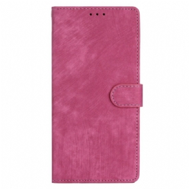 Folio-hoesje Xiaomi Redmi Note 14 5g Suède-look Met Bandje