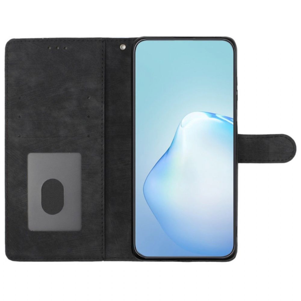 Folio-hoesje Xiaomi Redmi Note 14 5g Suède-look Met Bandje