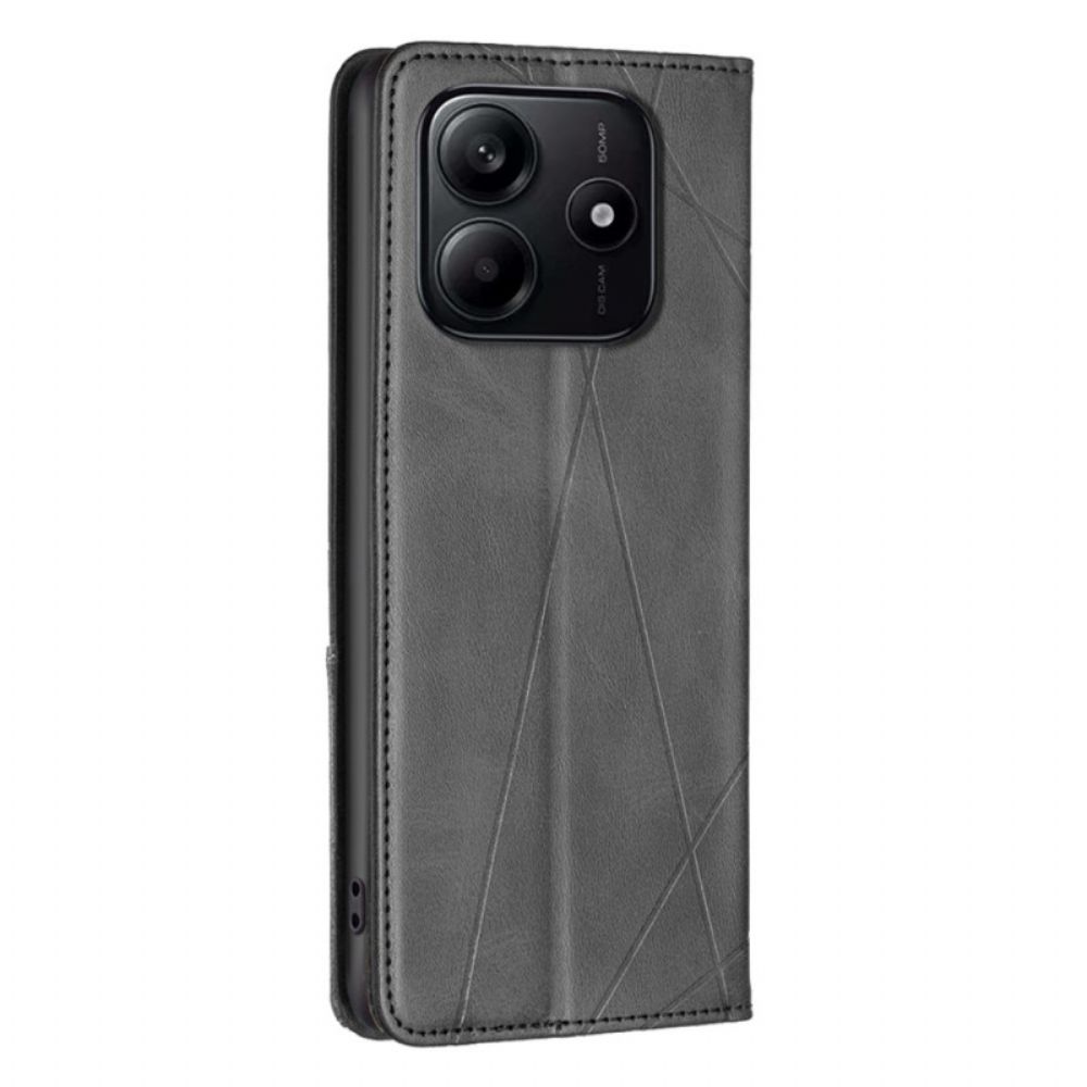 Folio-hoesje Xiaomi Redmi Note 14 5g Telefoonhoesje Geometrisch