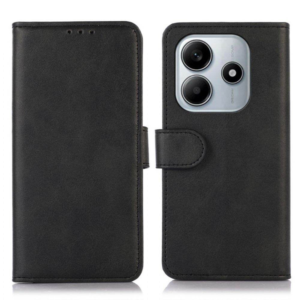 Folio-hoesje Xiaomi Redmi Note 14 5g Telefoonhoesje Lederlook