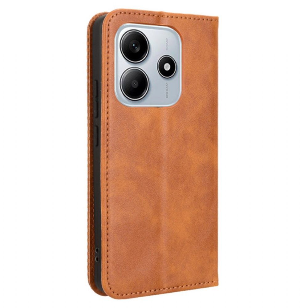Folio-hoesje Xiaomi Redmi Note 14 5g Vintage Rand
