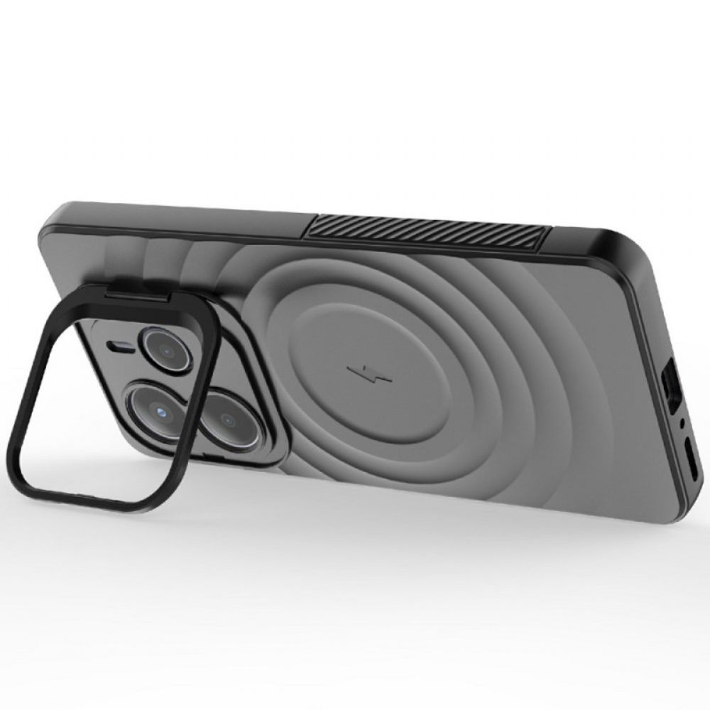 Hoesje Xiaomi Redmi Note 14 5g Magsafe-compatibel Met Golvend Ontwerp