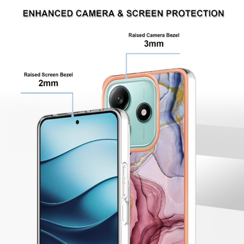 Hoesje Xiaomi Redmi Note 14 5g Marmer Bescherming Hoesje