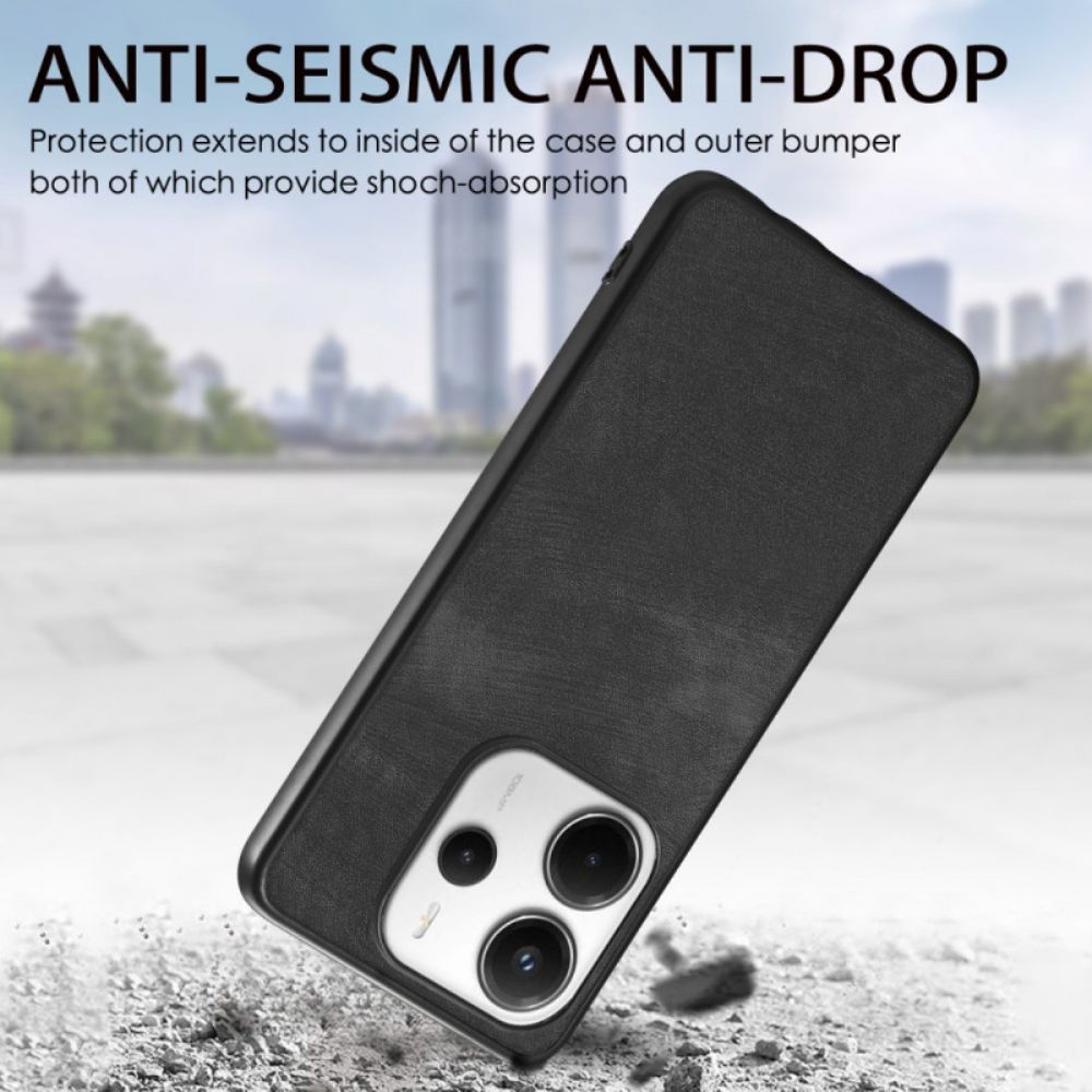 Hoesje Xiaomi Redmi Note 14 5g Suède-effect