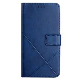 Leren Hoesje Voor Xiaomi Redmi Note 14 5g Idewei-lijnen