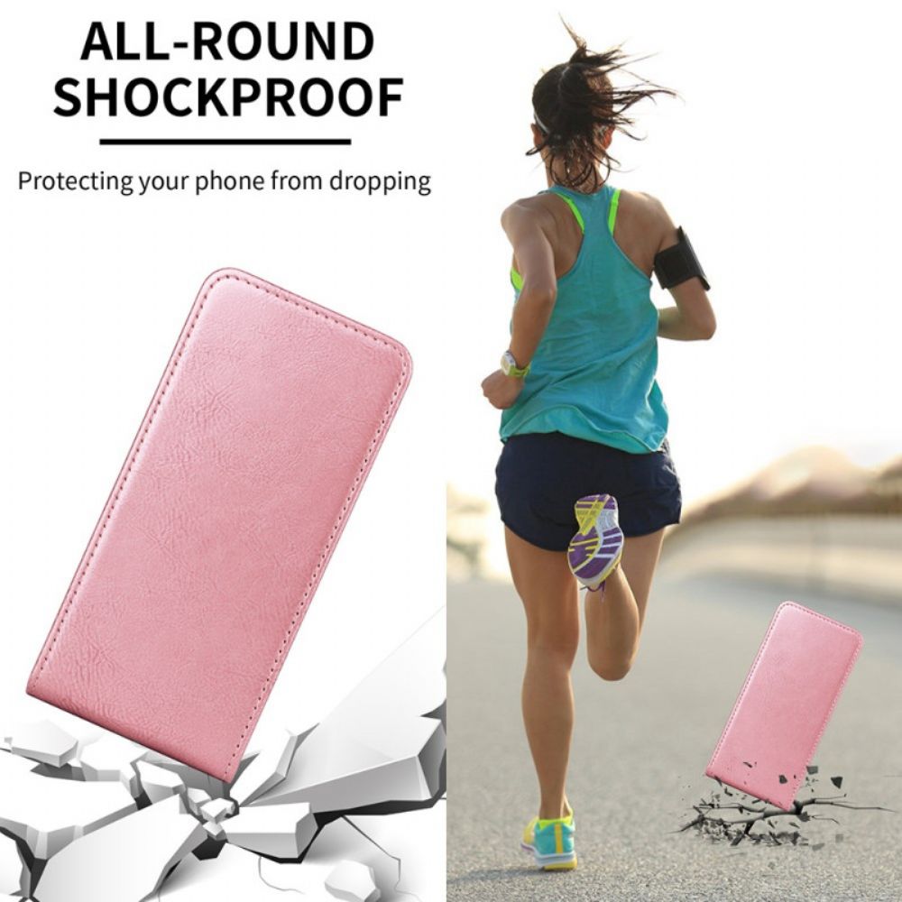 Leren Hoesje Voor Xiaomi Redmi Note 14 5g Verticale Klep