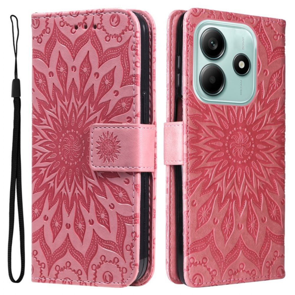 Leren Hoesje Xiaomi Redmi Note 14 5g Mandala