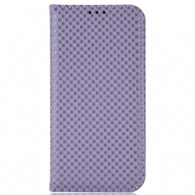 Bescherming Hoesje voor OnePlus Nord 2T 5G Folio-hoesje Rastertextuur