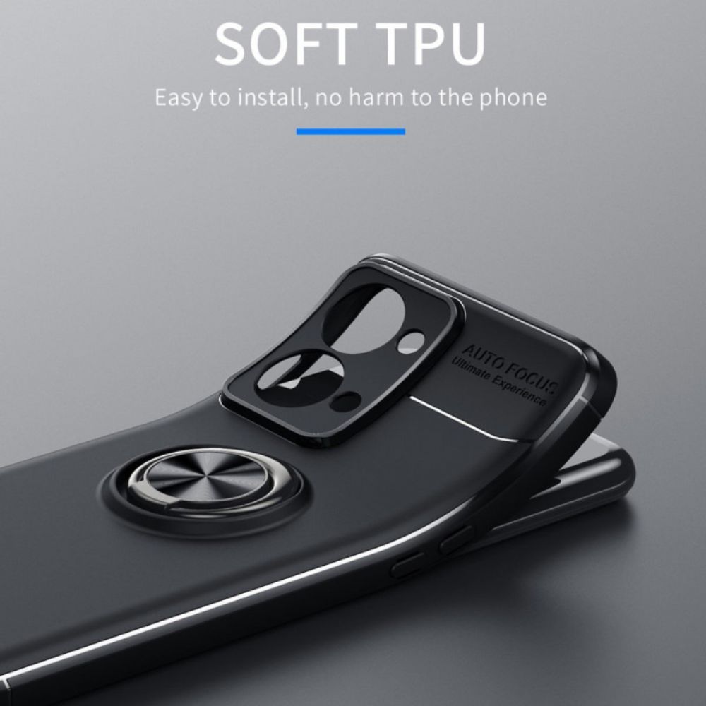 Hoesje voor OnePlus Nord 2T 5G Auto Focus Ultieme Ervaring Roterende Ring