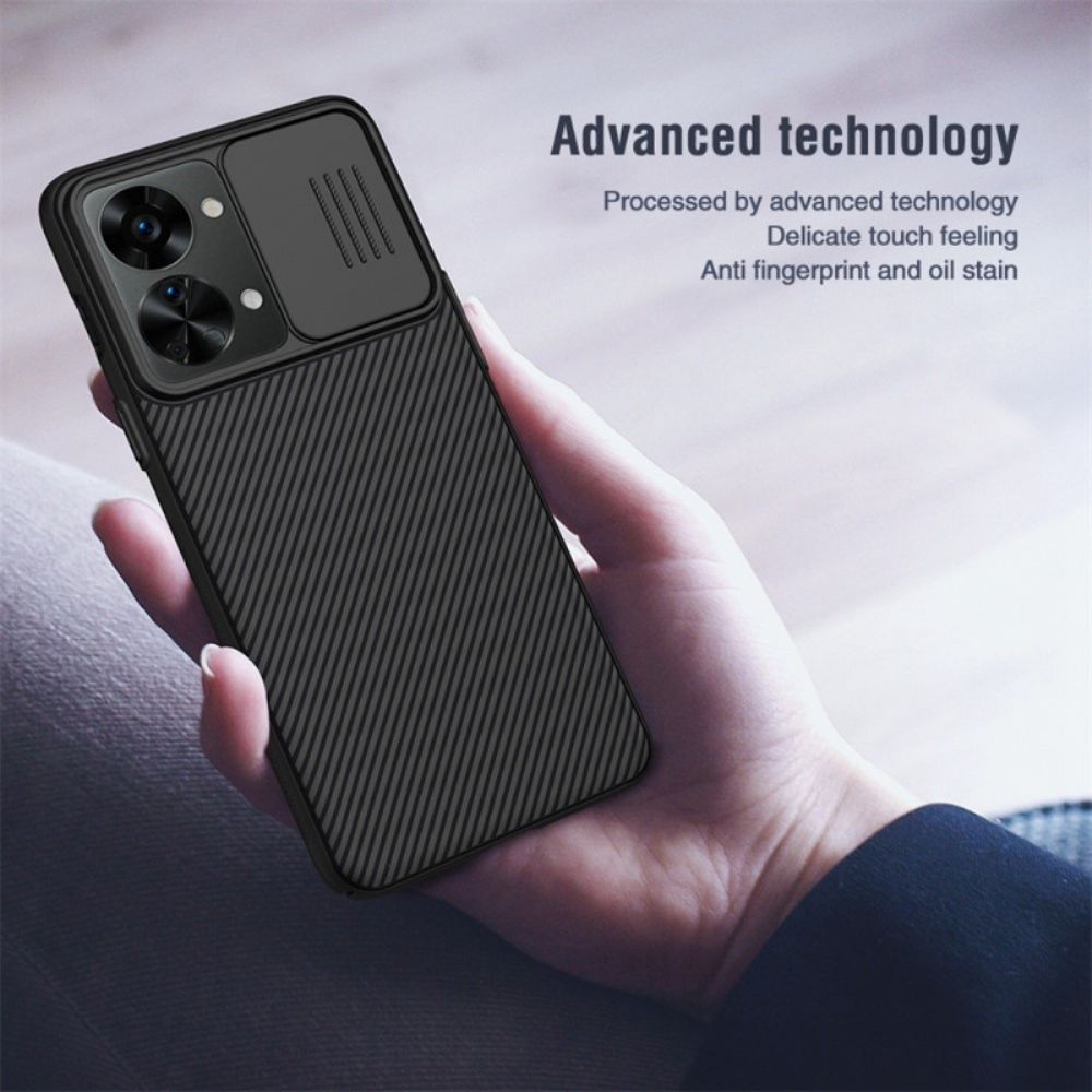 Hoesje voor OnePlus Nord 2T 5G Nokkenscherm Nillkin