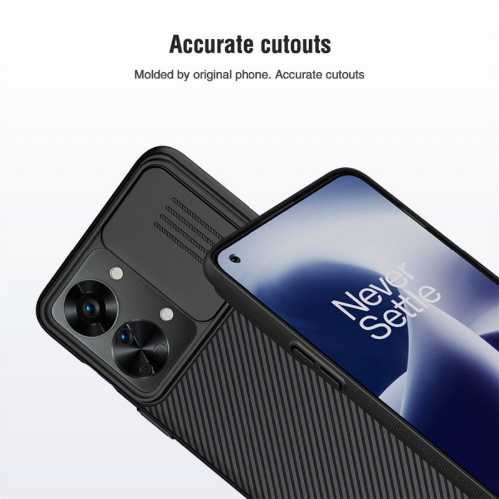 Hoesje voor OnePlus Nord 2T 5G Nokkenscherm Nillkin