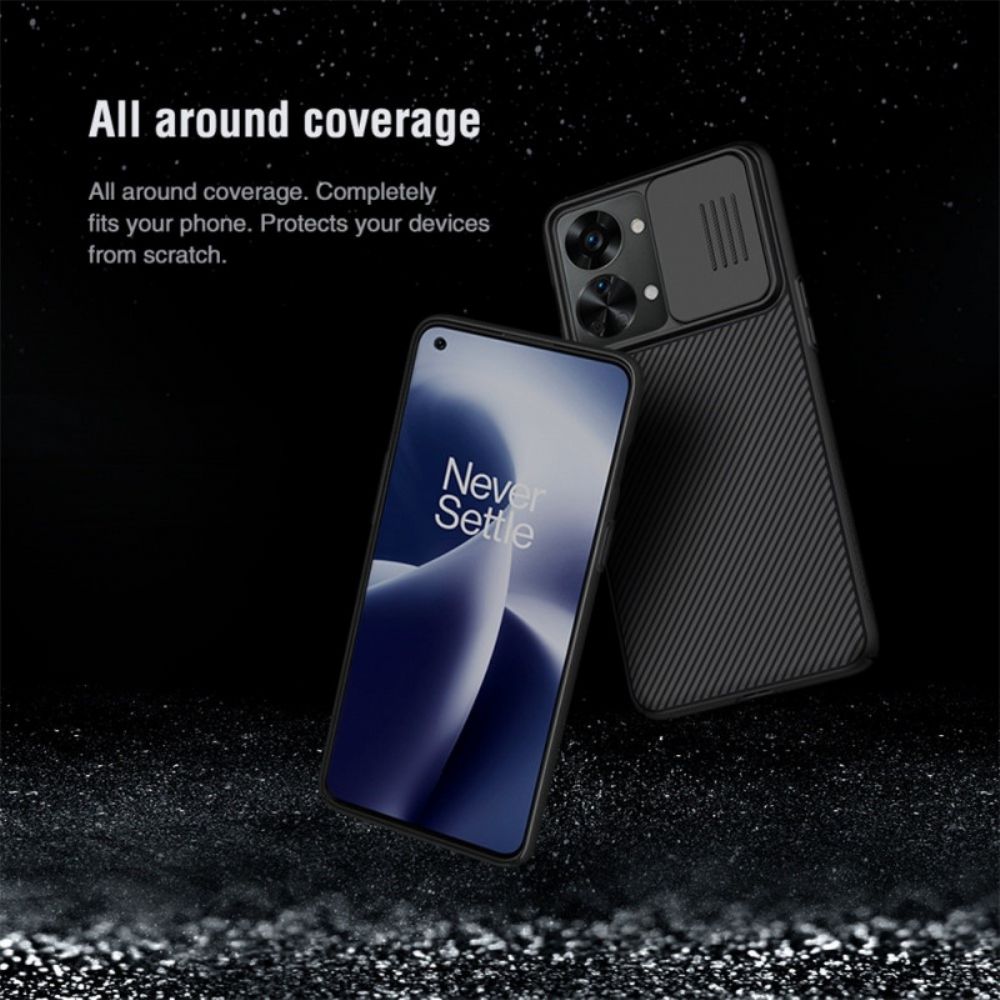 Hoesje voor OnePlus Nord 2T 5G Nokkenscherm Nillkin