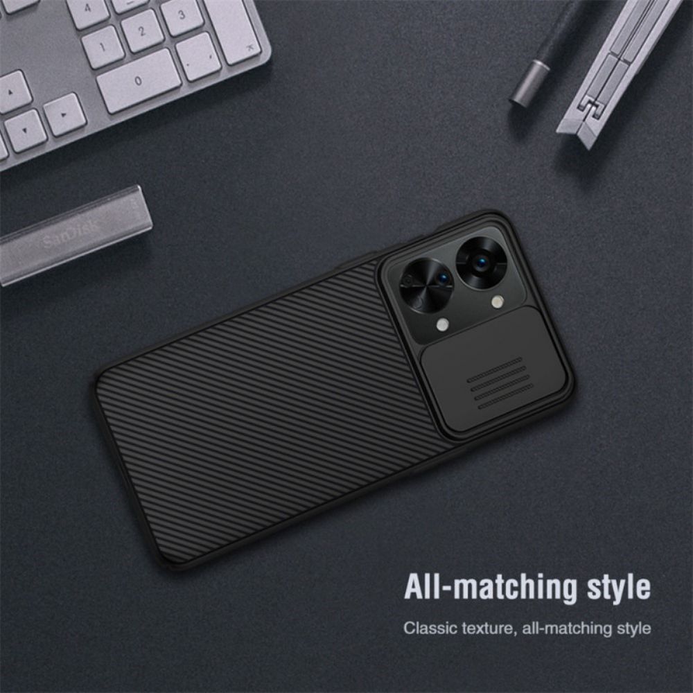Hoesje voor OnePlus Nord 2T 5G Nokkenscherm Nillkin