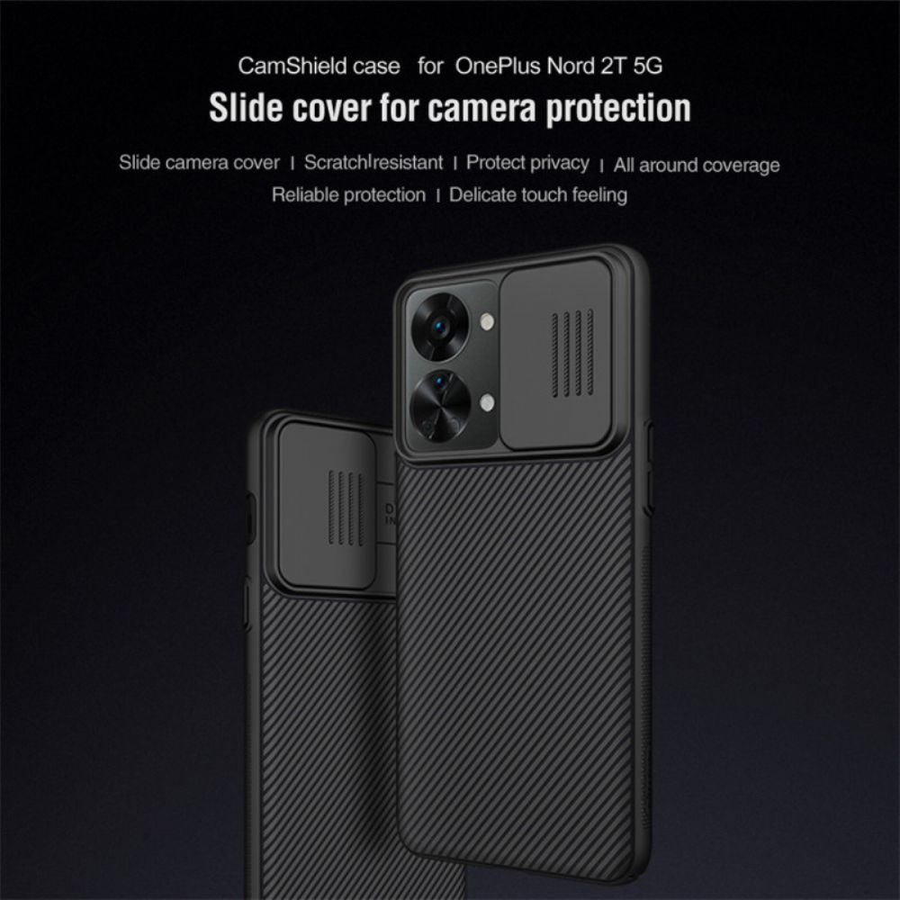 Hoesje voor OnePlus Nord 2T 5G Nokkenscherm Nillkin