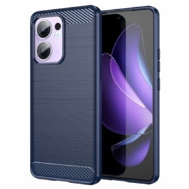 Cover Hoesje Oppo Reno 13f 4g / 5g / 13 Fs 5g Telefoonhoesje Geborsteld Koolstofvezel