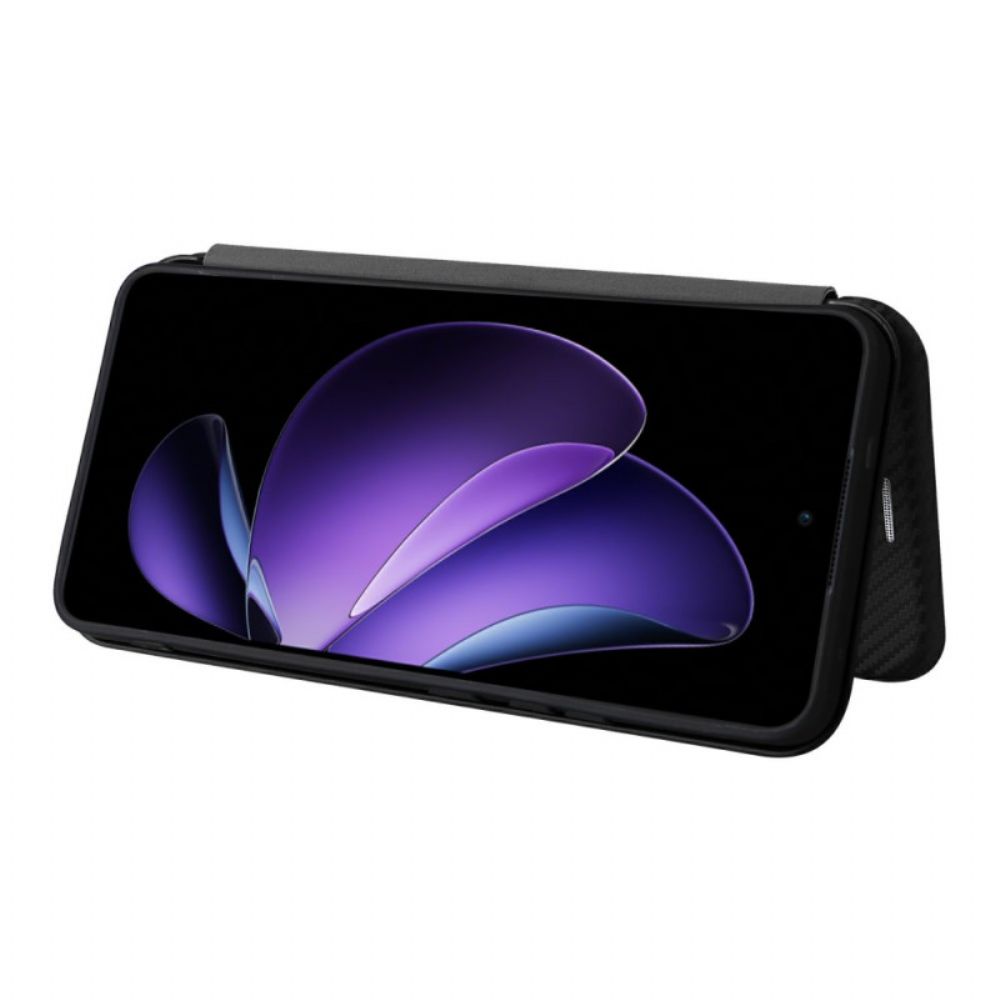 Folio-hoesje Oppo Reno 13f 4g / 5g / 13 Fs 5g Koolstofvezel