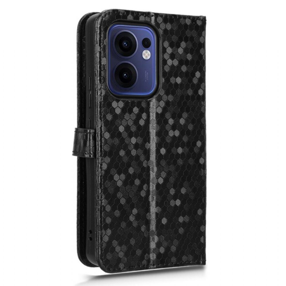 Leren Hoesje Oppo Reno 13f 4g / 5g / 13 Fs 5g Glanzend