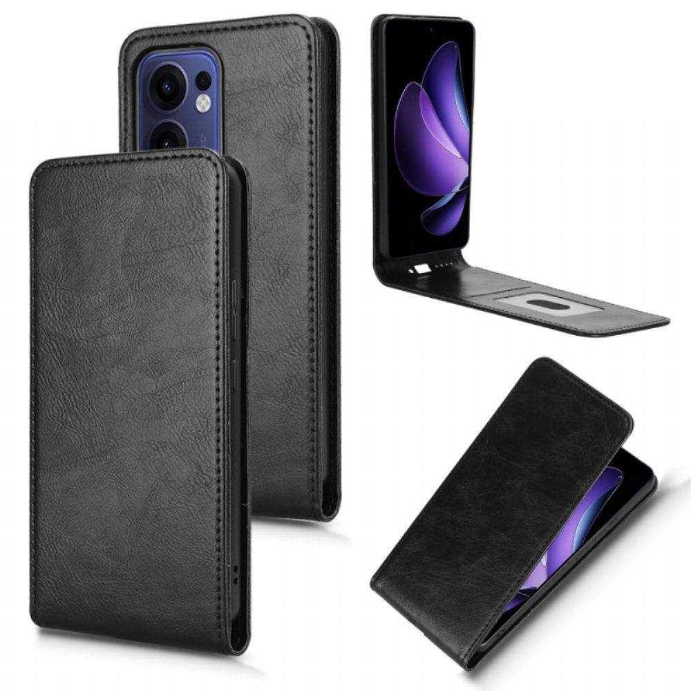 Leren Hoesje Oppo Reno 13f 4g / 5g / 13 Fs 5g Ontwerp Met Verticale Klep Bescherming Hoesje