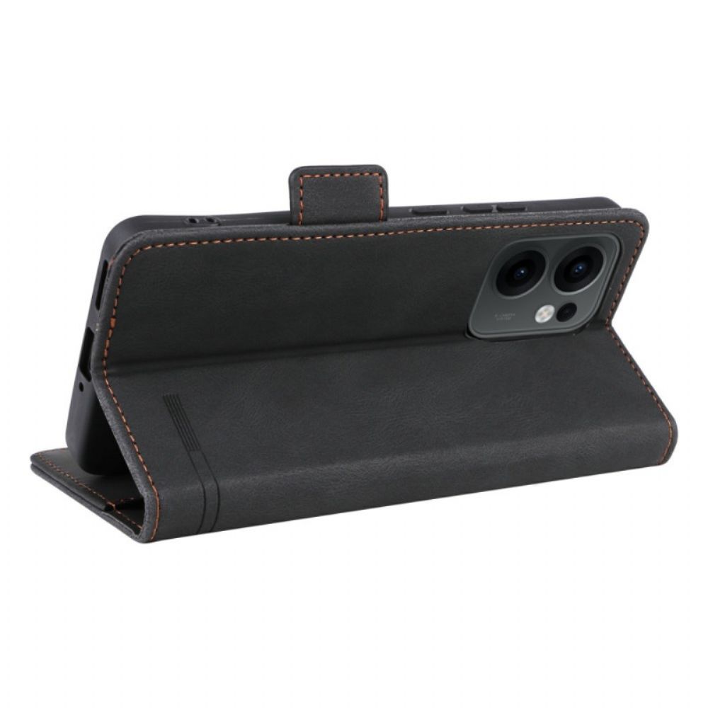 Leren Hoesje Oppo Reno 13f 4g / 5g / 13 Fs 5g Retro Design Bescherming Hoesje