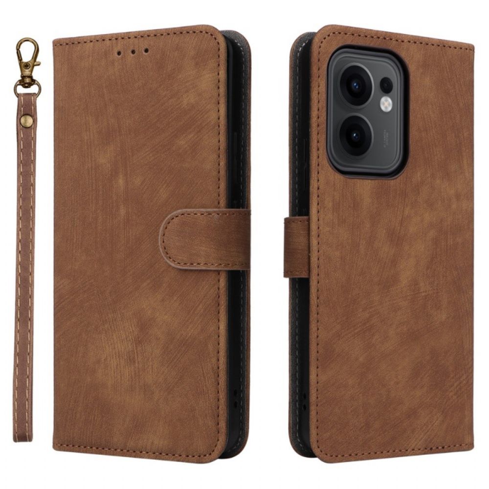 Leren Hoesje Oppo Reno 13f 4g / 5g / 13 Fs 5g Rfid-portemonneekoord