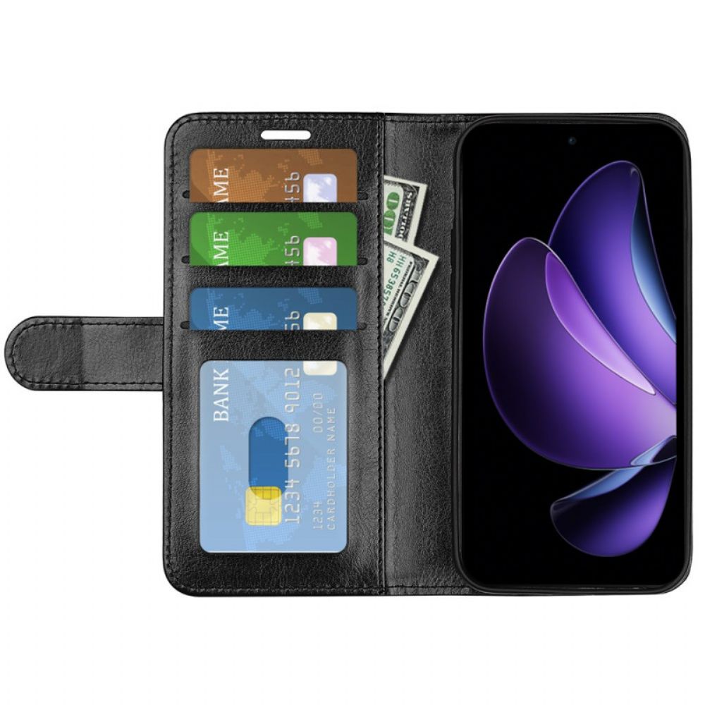 Leren Hoesje Voor Oppo Reno 13f 4g / 5g / 13 Fs 5g Vintage