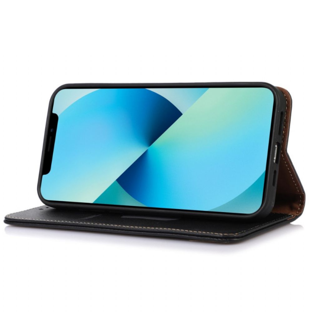 Bescherming Hoesje voor OnePlus Nord CE 2 Lite 5G Folio-hoesje Echt Leer