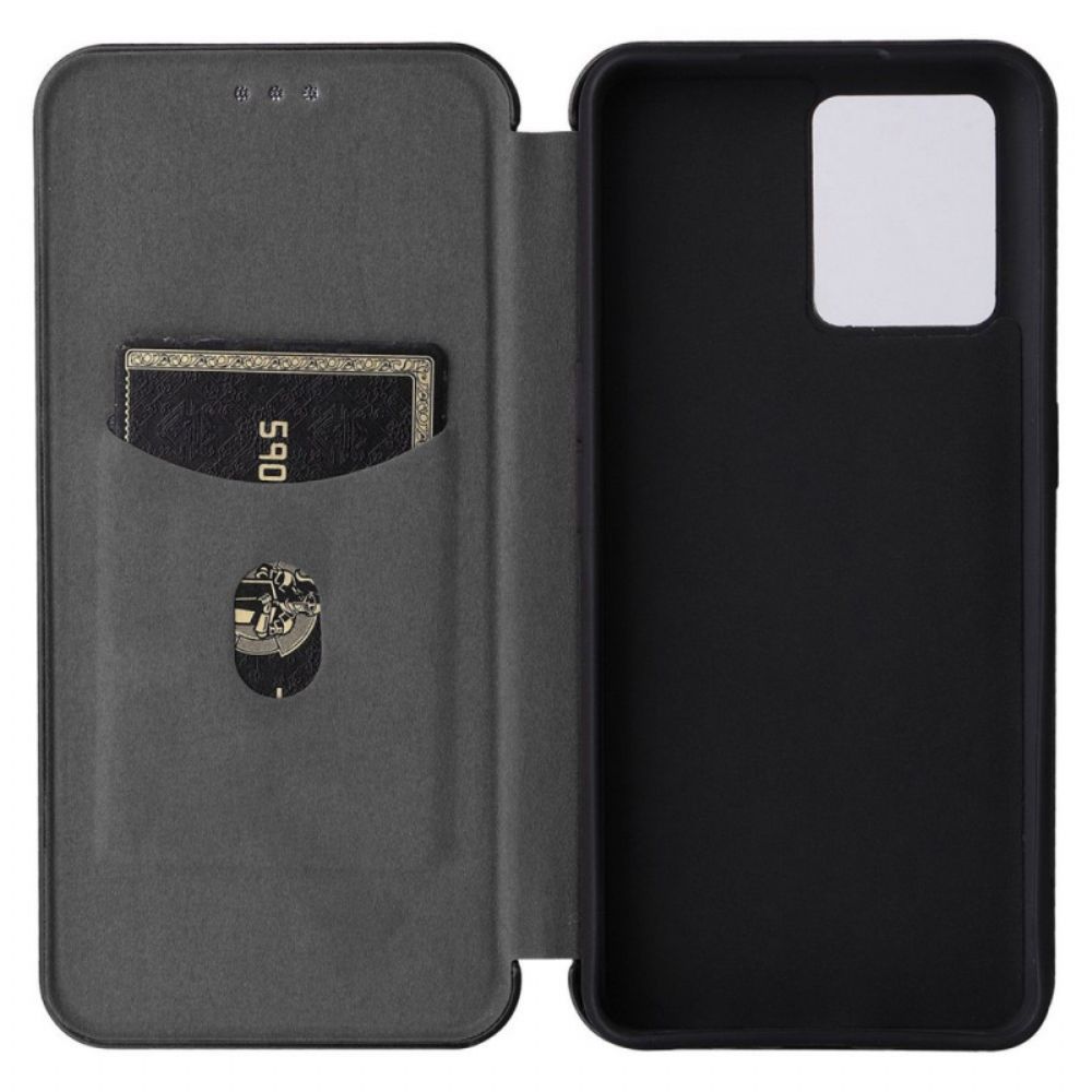 Bescherming Hoesje voor OnePlus Nord CE 2 Lite 5G Folio-hoesje Koolstofvezeltextuur