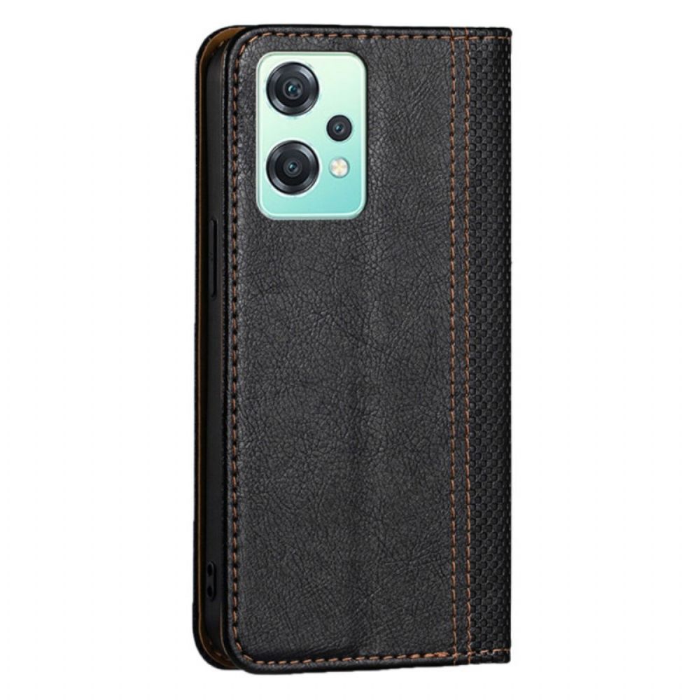 Folio-hoesje voor OnePlus Nord CE 2 Lite 5G Vintage Stijl