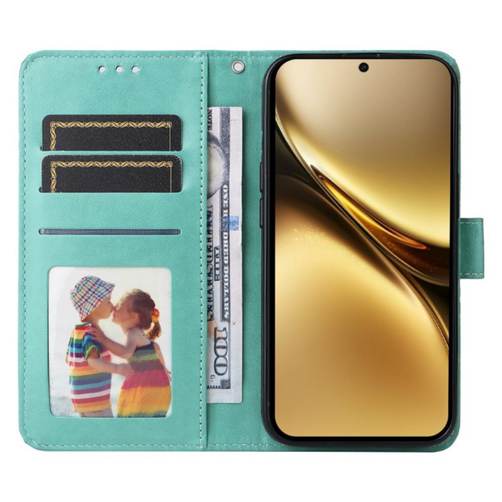 Folio-hoesje Vivo X200 Pro Zonnebloempatroon