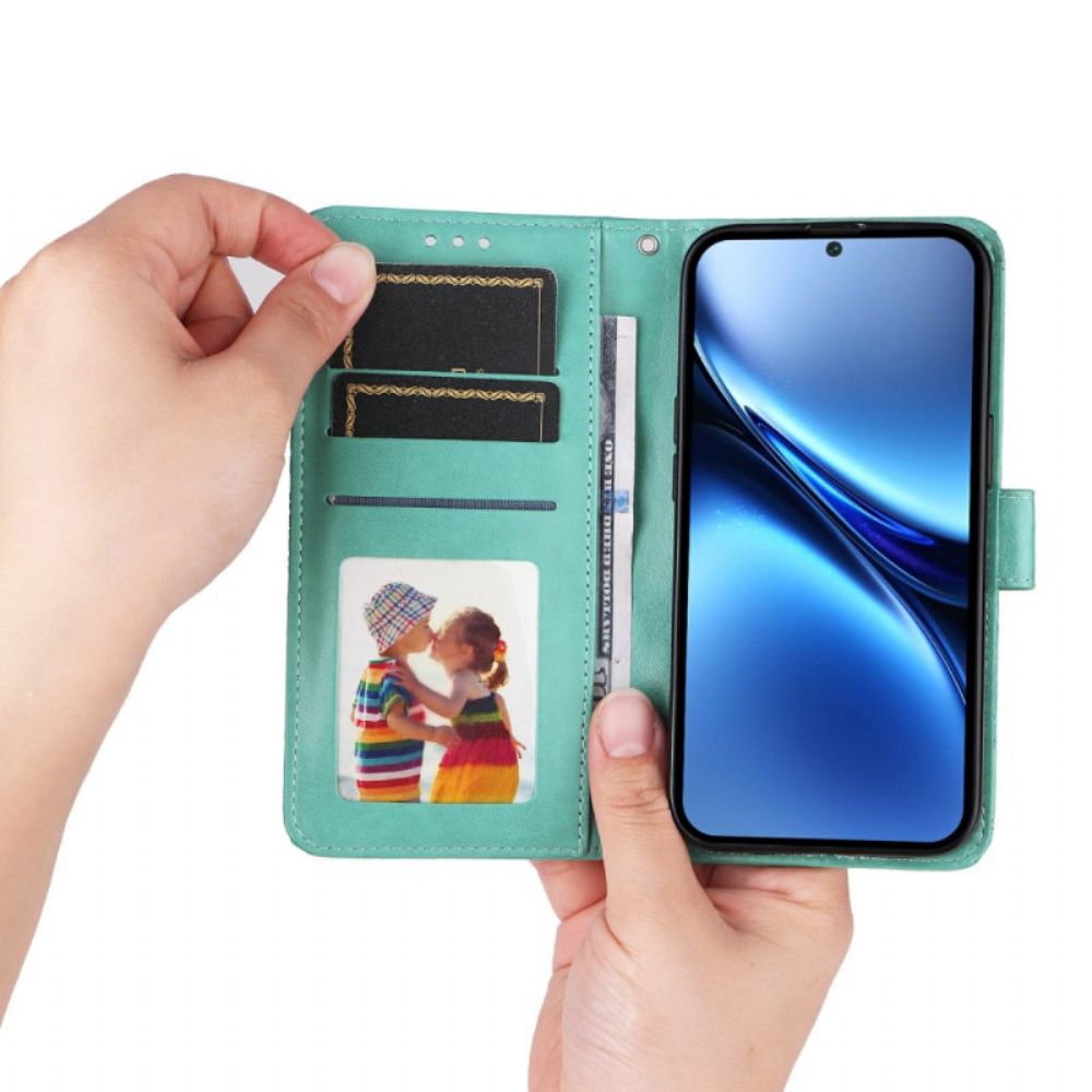 Folio-hoesje Vivo X200 Pro Zonnebloempatroon